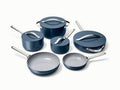 Caraway ceramic cookware & minis set in Navy.