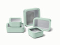 Caraway food storage set in pale green.