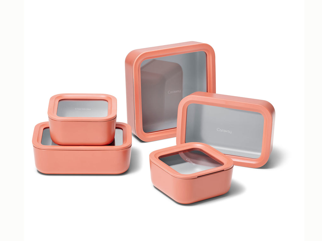 Caraway food storage set in Perracotta.