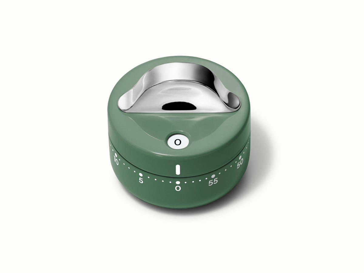 Caraway mechanical kitchen timer in Sage.