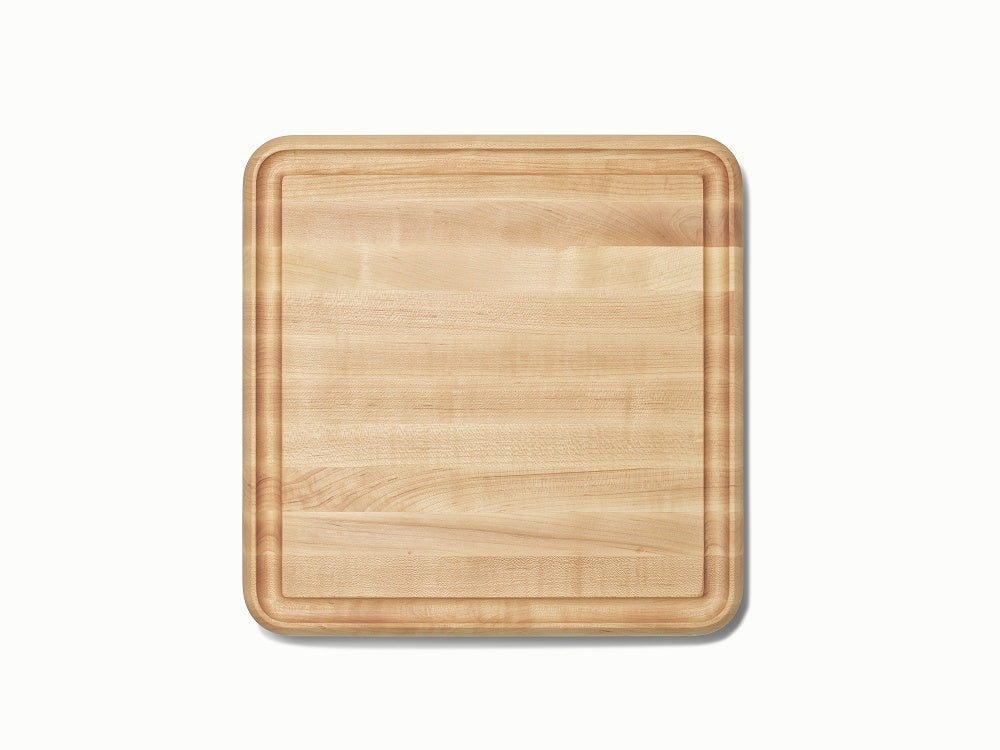 Caraway wooden 12” prep & serve butcher block in Maple.
