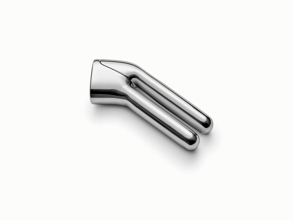 Caraway stainless steel garlic press.