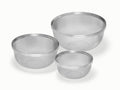 Caraway stainless steel mesh strainers in three sizes.